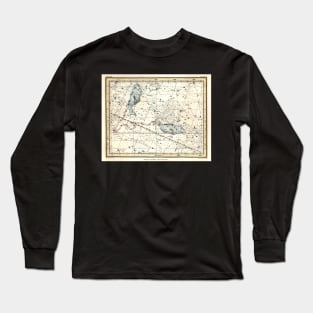 Pisces Constellation Celestial Atlas - Alexander Jamieson Long Sleeve T-Shirt